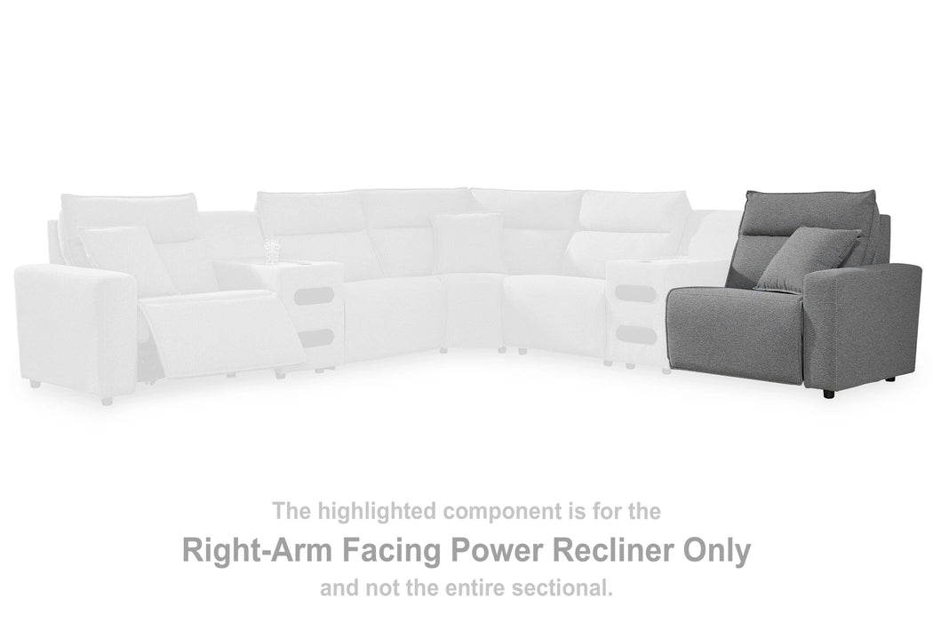 Modmax II Power Reclining Sectional with Chaise and Audio Consoles