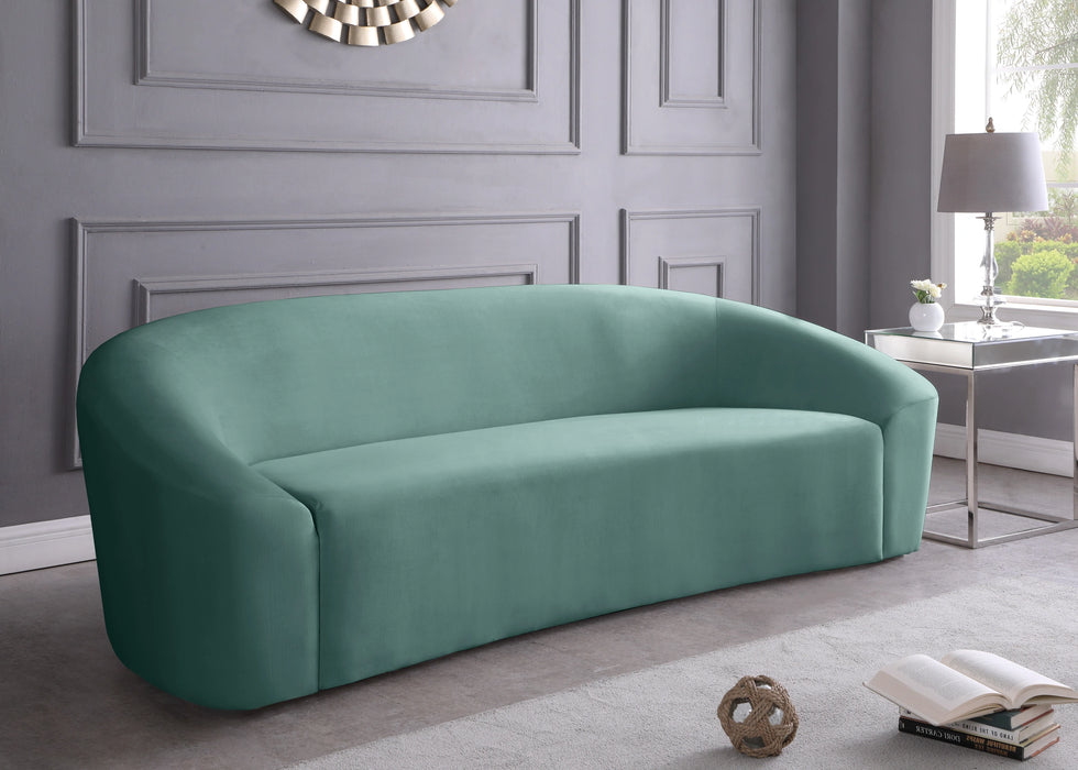 Riley Mint Velvet Sofa