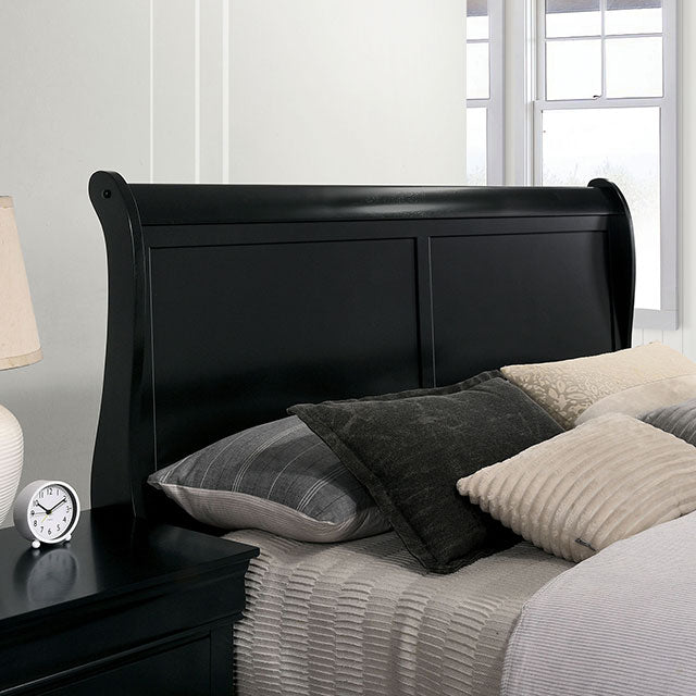 Louis Philippe Full, Twin, Full, & King Bed Black, Grey, Brown & White - Just Furniture (PA) - Multi Location