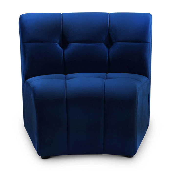 Limitless Navy Velvet Modular Chair