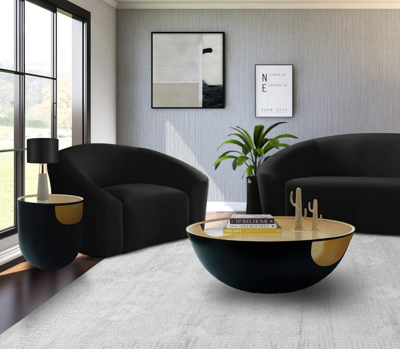 Doma Black / Gold Coffee Table
