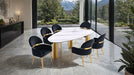 Northam 7 Pc. Dining Table Set W/ Black Chair - Just Furniture (PA) - Multi Location