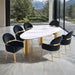 Northam 7 Pc. Dining Table Set W/ Black Chair - Just Furniture (PA) - Multi Location