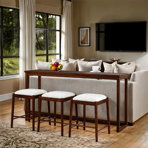 Daventry Sofa Table w/ 3 Counter Ht Stools - Just Furniture (PA) - Multi Location