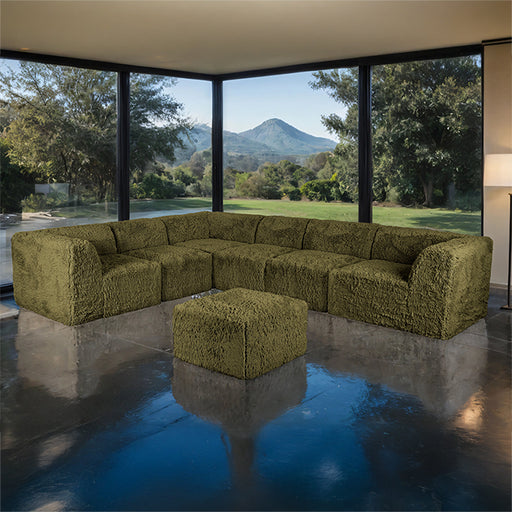 Nappi Large L-Sectional w/ Ottoman (Compressed Foam) - Just Furniture (PA) - Multi Location