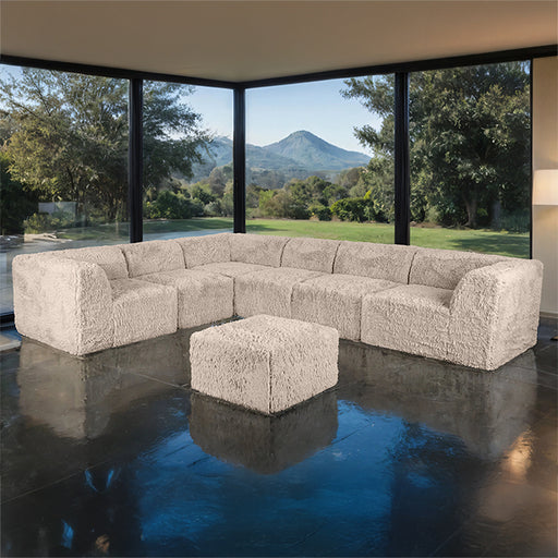 Nappi Large L-Sectional w/ Ottoman (Compressed Foam) - Just Furniture (PA) - Multi Location