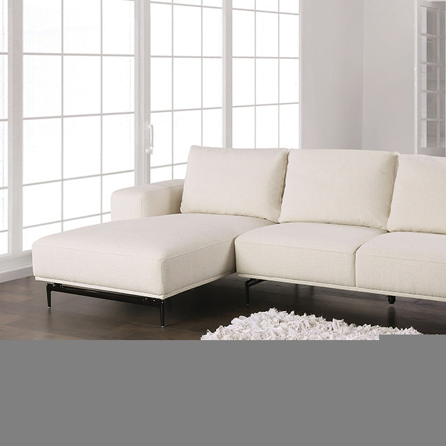 Baerum Sectional, Left & Right Chaise Beige & Gray