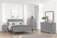 Louis Philippe Full, Twin, Full, & King Bed Black, Grey, Brown & White - Just Furniture (PA) - Multi Location