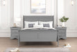 Louis Philippe Full, Twin, Full, & King Bed Black, Grey, Brown & White - Just Furniture (PA) - Multi Location