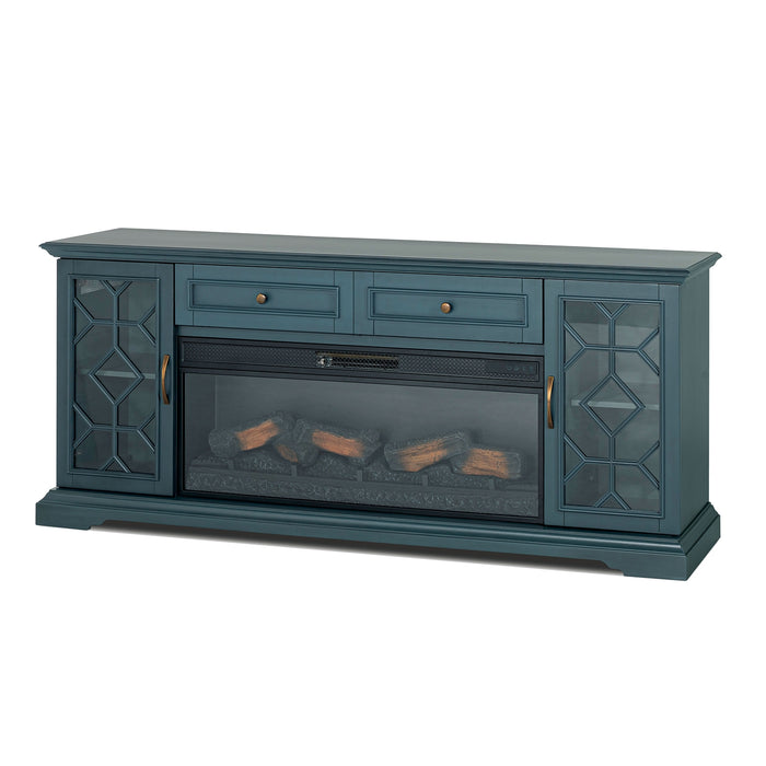 Fidel 74'' TV Console w/ Electric Fireplace - Just Furniture (PA) - Multi Location
