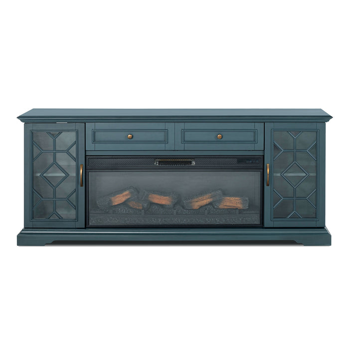 Fidel 74'' TV Console w/ Electric Fireplace - Just Furniture (PA) - Multi Location